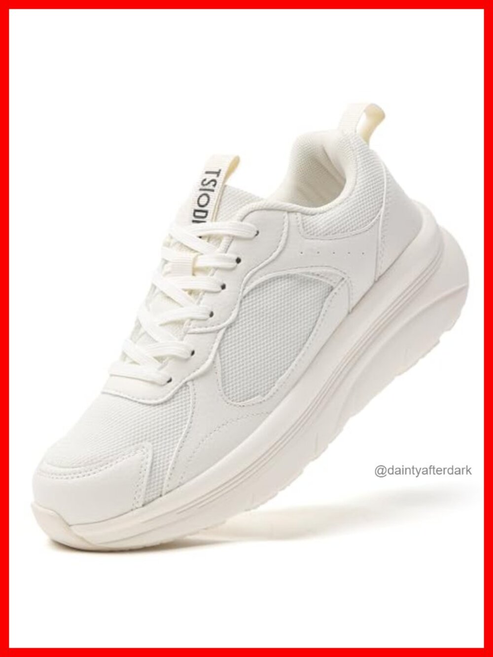 Women's Chunky Platform Non-Slip Slip On Walking Sneakers